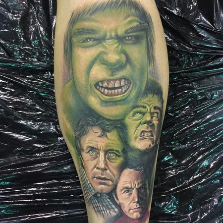 tattoos/ - Color Hulk Transformation Tattoo - 115224